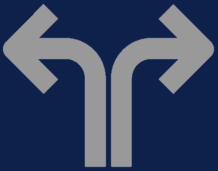Symbol für die Trennung von operativem Risiko und Vermögensstruktur